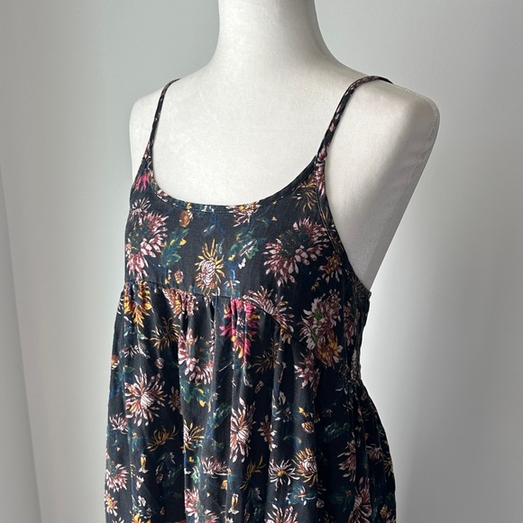 Natural Life Floral Maxi Dress - Black and Multicolor M - Picture 3 of 10